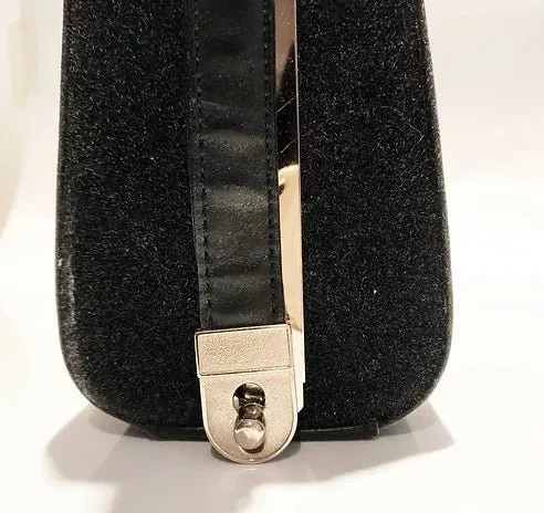 1990s GIANNI VERSACE Silver MEDUSA BOX SHOULDER Clutch BAG