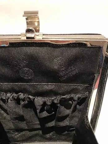 1990s GIANNI VERSACE Silver MEDUSA BOX SHOULDER Clutch BAG