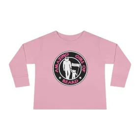 Amazing Girl of Beard Toddler Long Sleeve Shirt