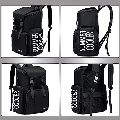 Backpack Cooler - Cooler Bookbag for Men Women 36 Can Insulated Picnic Backpack Leak-Proof Waterproof Soft Cooler Bag Thermal Bag Lunch Backpack for Ice, Beach, Drink, Travel, Camping, Car, Hiking
