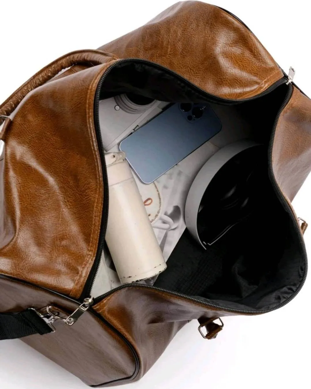 Bag - Luggage - brown leather