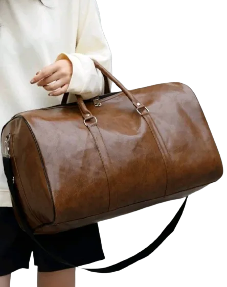 Bag - Luggage - brown leather