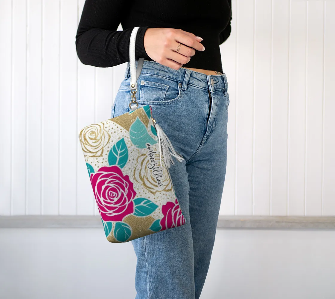 Blooming Golden Roses - Bag