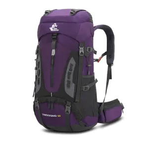 Bseash 60L Hiking Camping Backpack with Rain Cover, Waterproof Large
