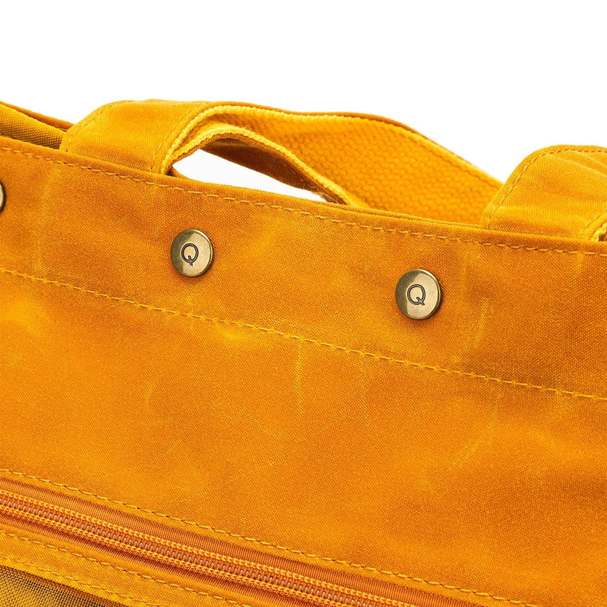 della Q Maker's Tall Mesh Tote - Mustard