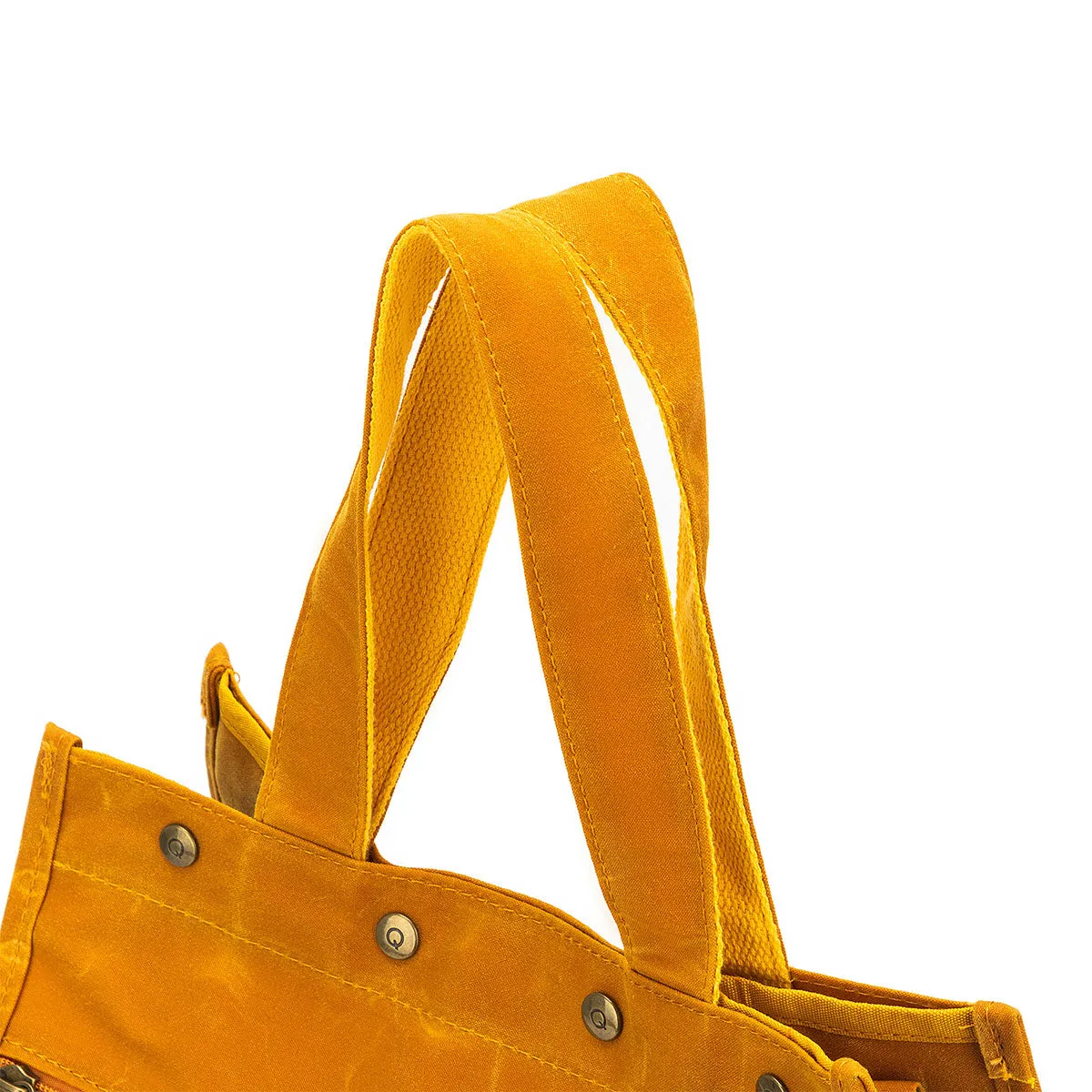 della Q Maker's Tall Mesh Tote - Mustard