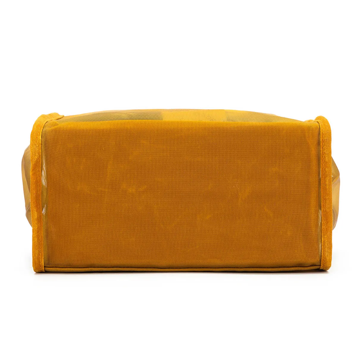 della Q Maker's Tall Mesh Tote - Mustard