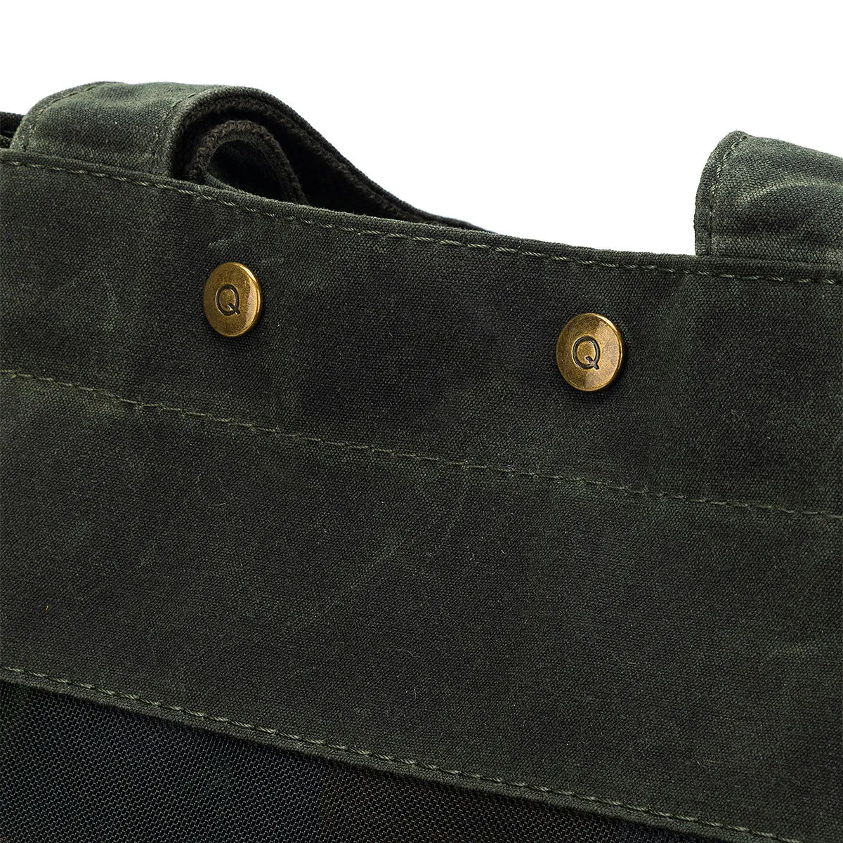 della Q Maker's Tall Mesh Tote - Olive