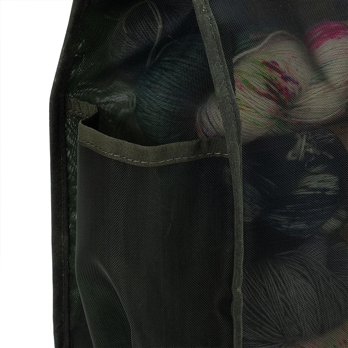 della Q Maker's Tall Mesh Tote - Olive