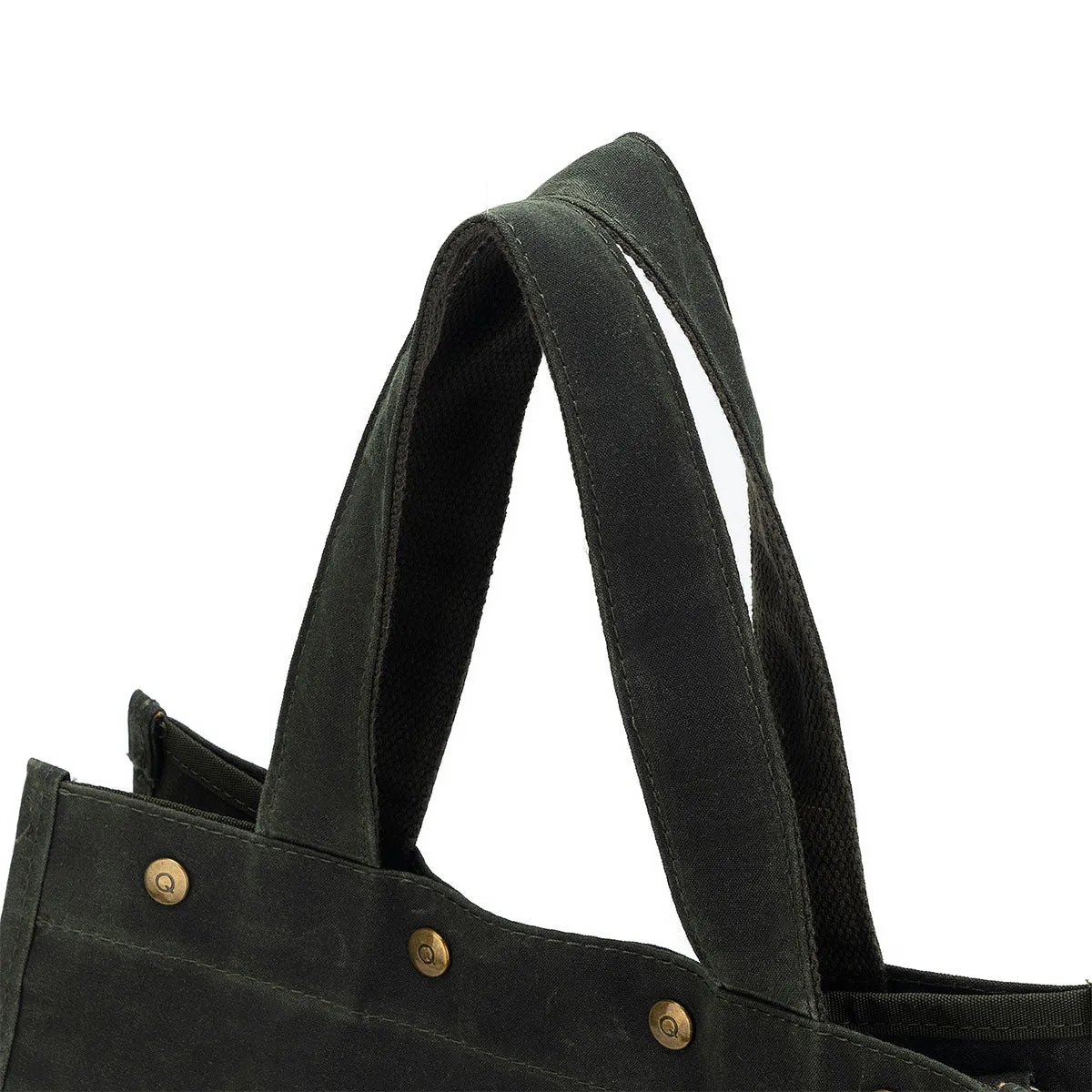 della Q Maker's Tall Mesh Tote - Olive