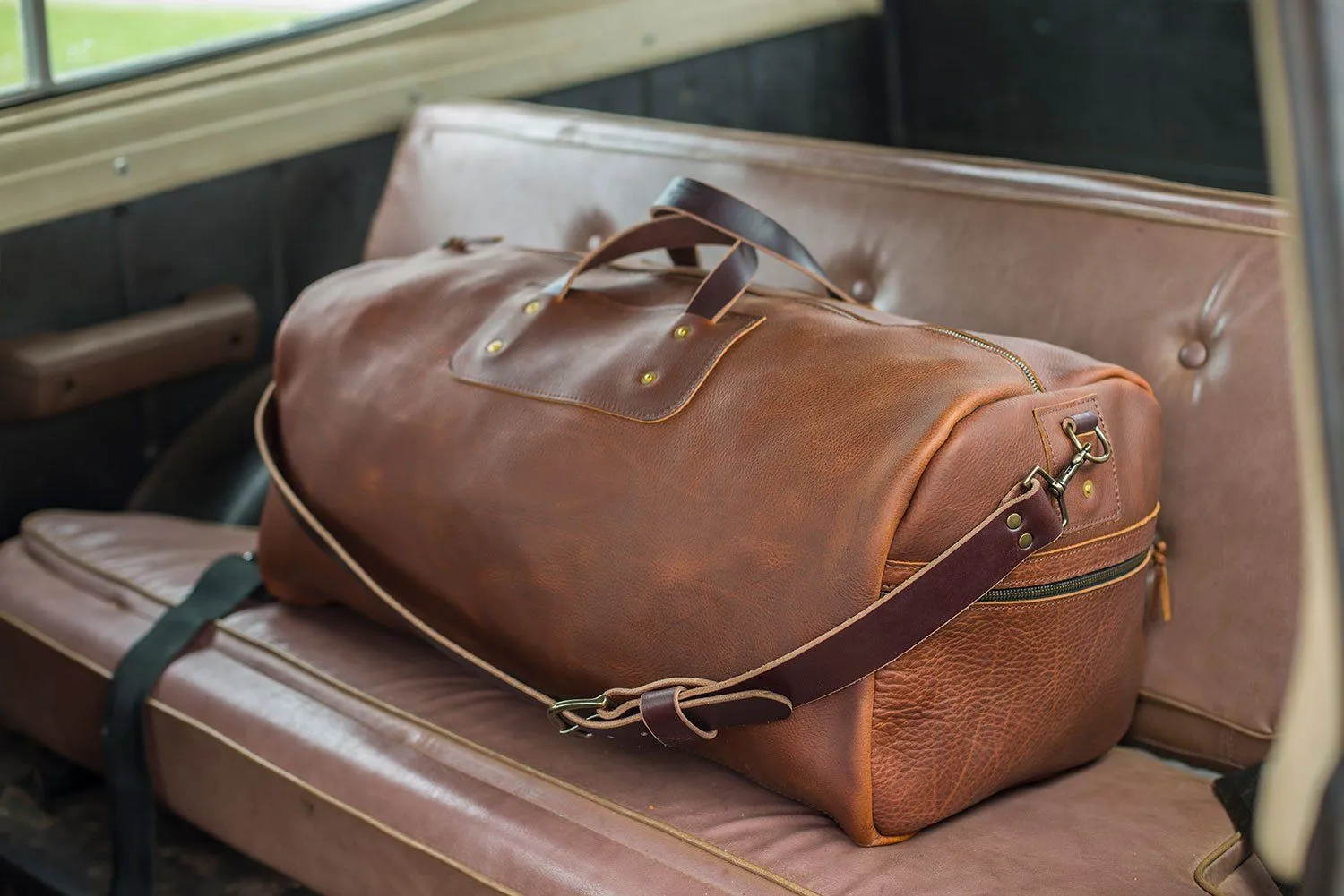 EXPEDITION LEATHER DUFFLE BAG