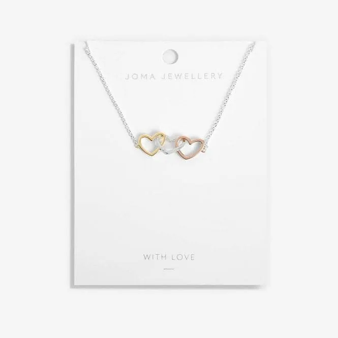 Florence Linked Hearts Necklace 5890
