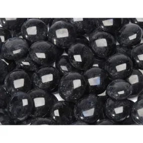 Glass Gems in Mesh Bag Black 12 oz
