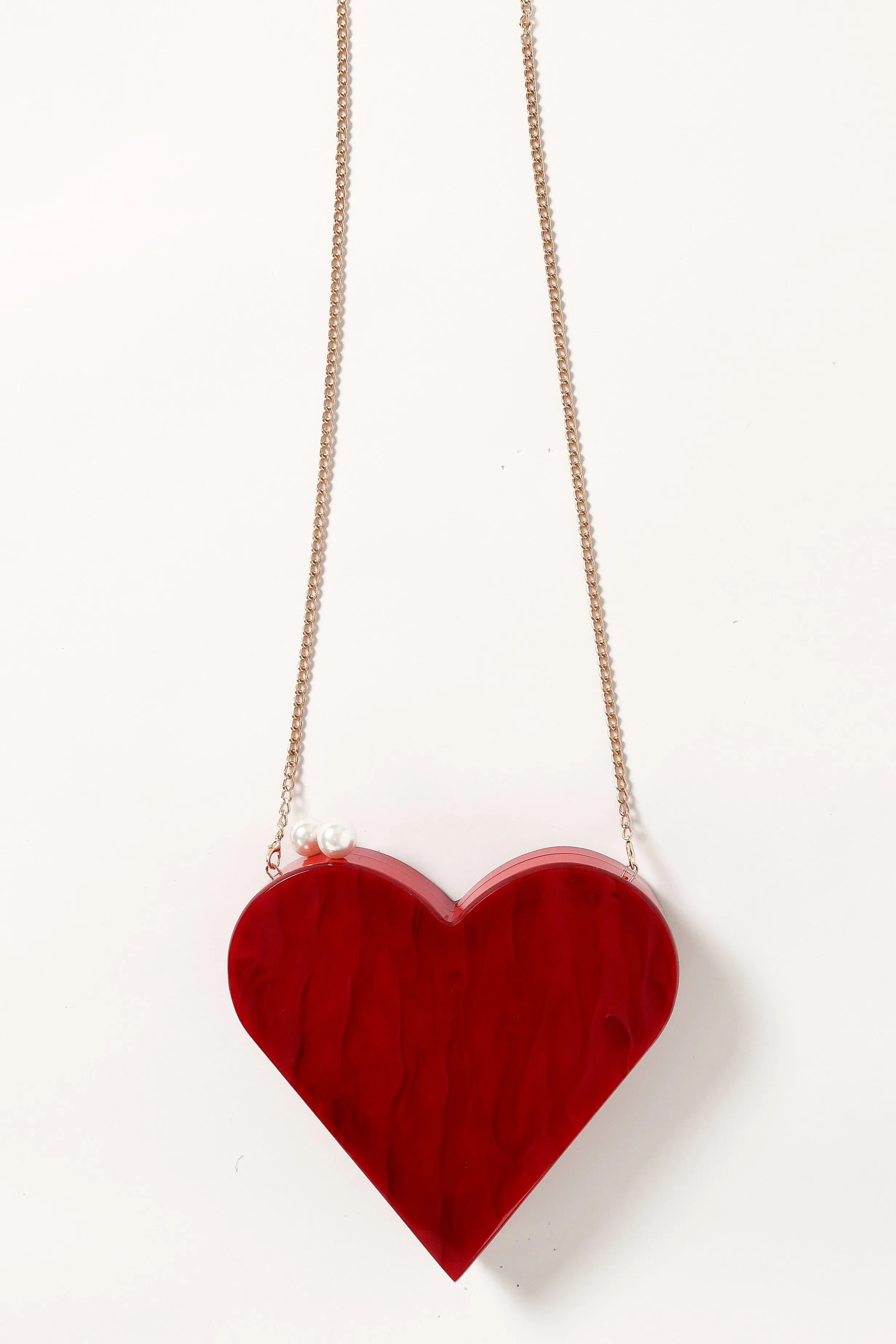 Heart Shaped Bag - Red
