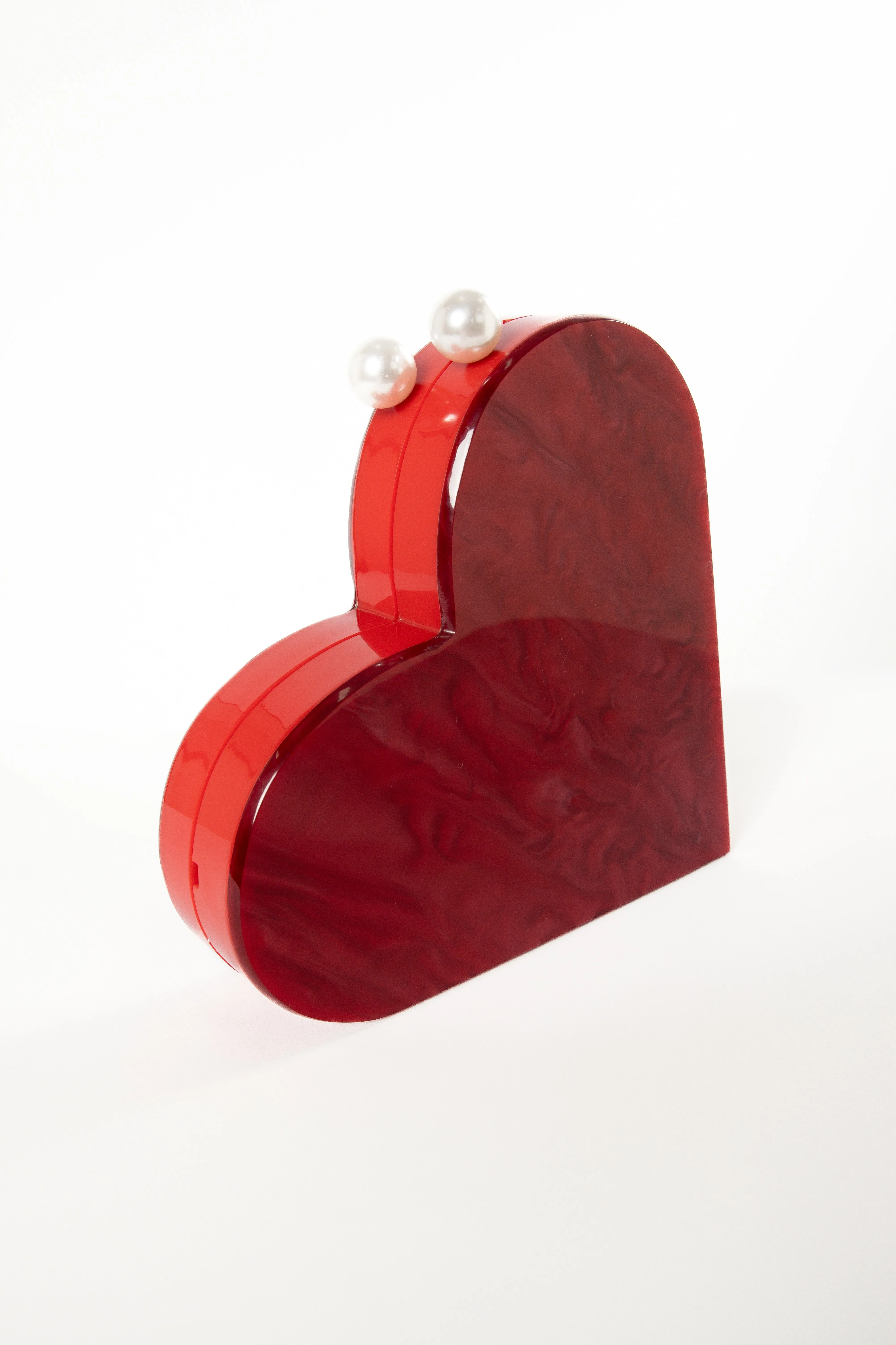 Heart Shaped Bag - Red
