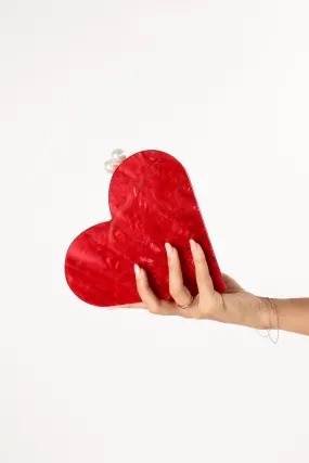 Heart Shaped Bag - Red