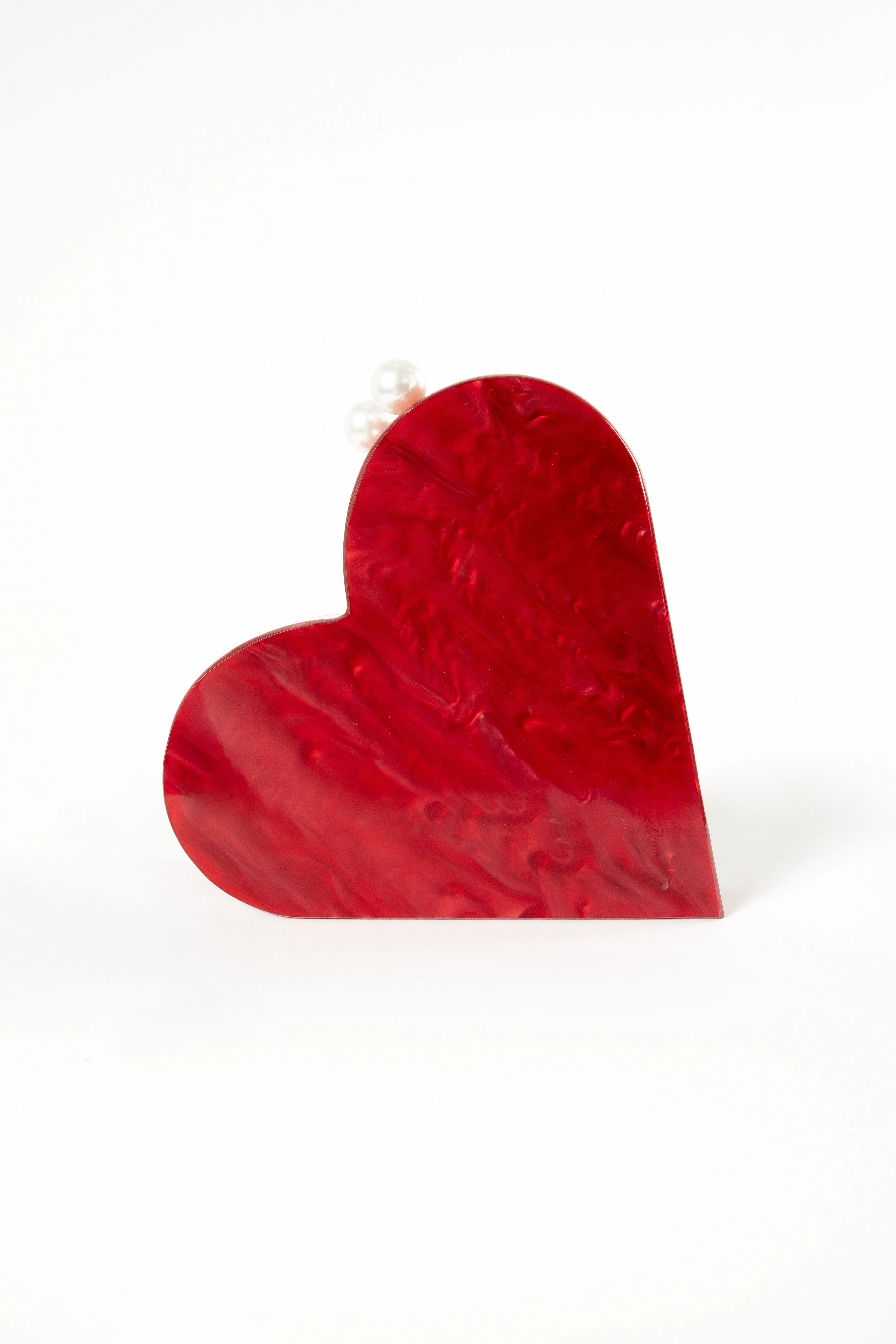 Heart Shaped Bag - Red