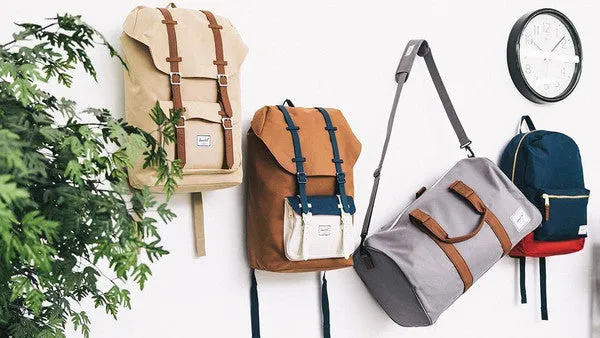 Herschel Supply Ravine Duffel Bag - Grey & Tan