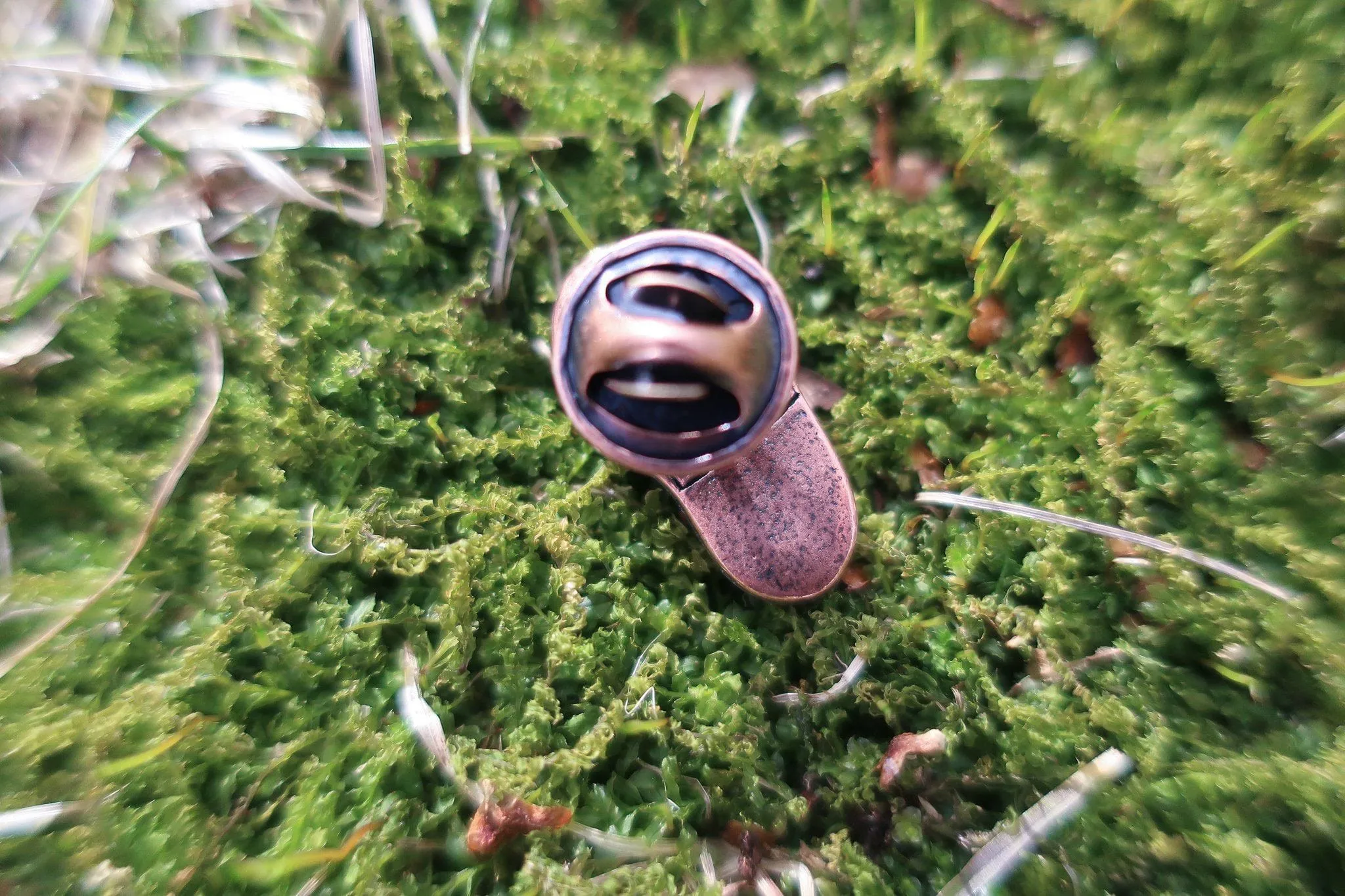Hiking Boot Copper Lapel Pin