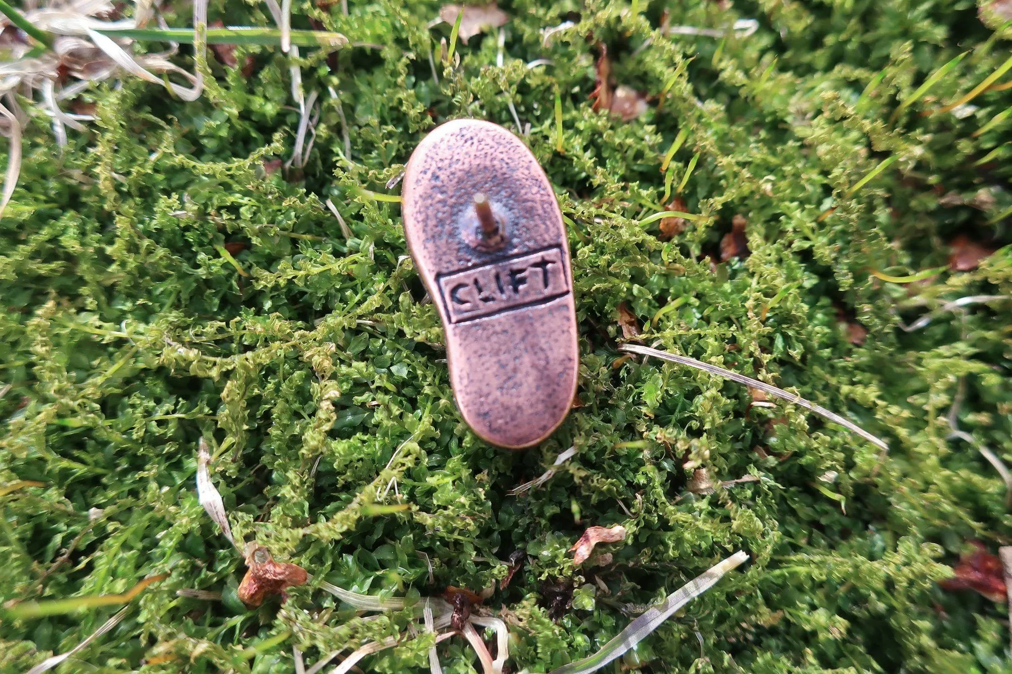 Hiking Boot Copper Lapel Pin