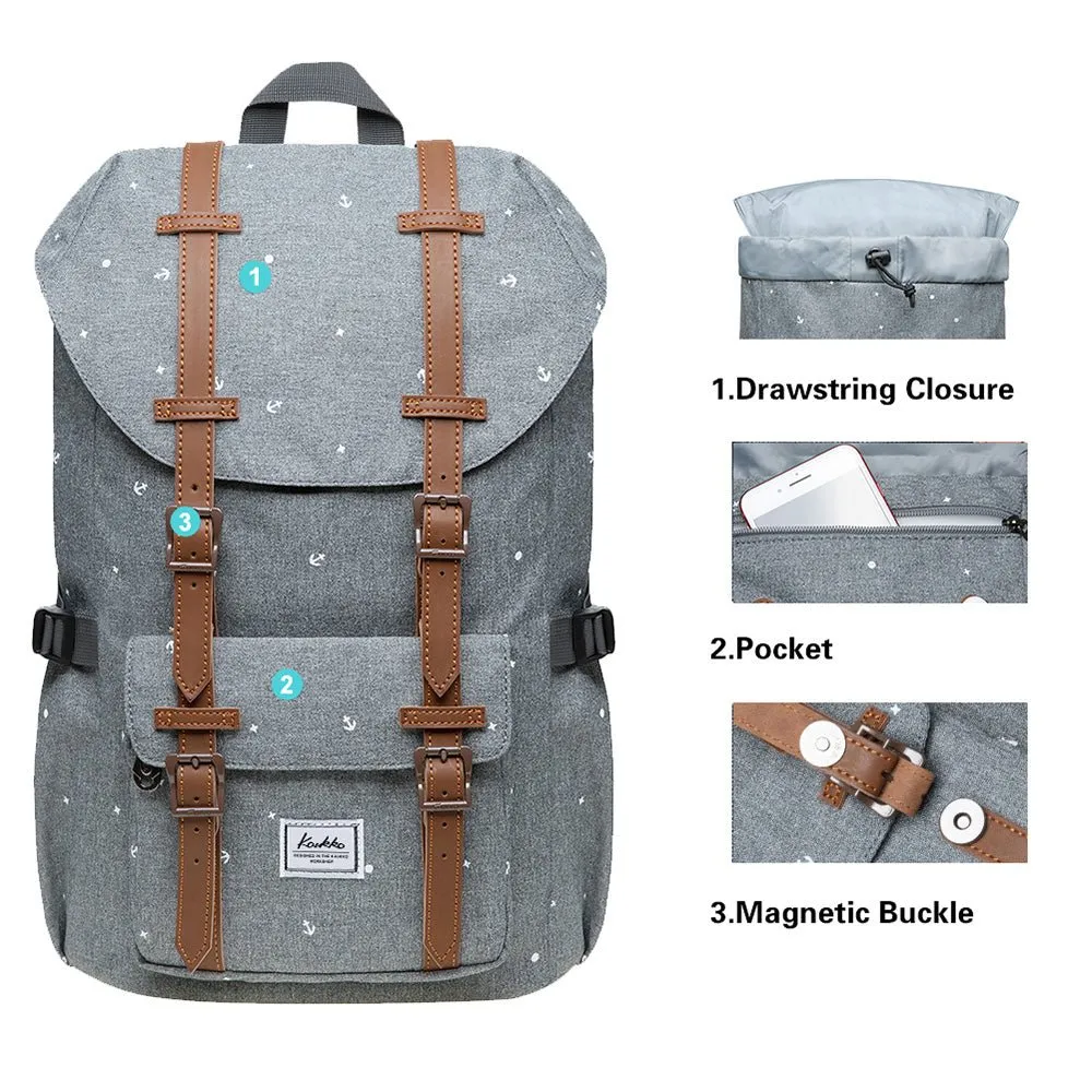 KAUKKO Backpack for city trips, EP5-13 ( Grey / 14L )