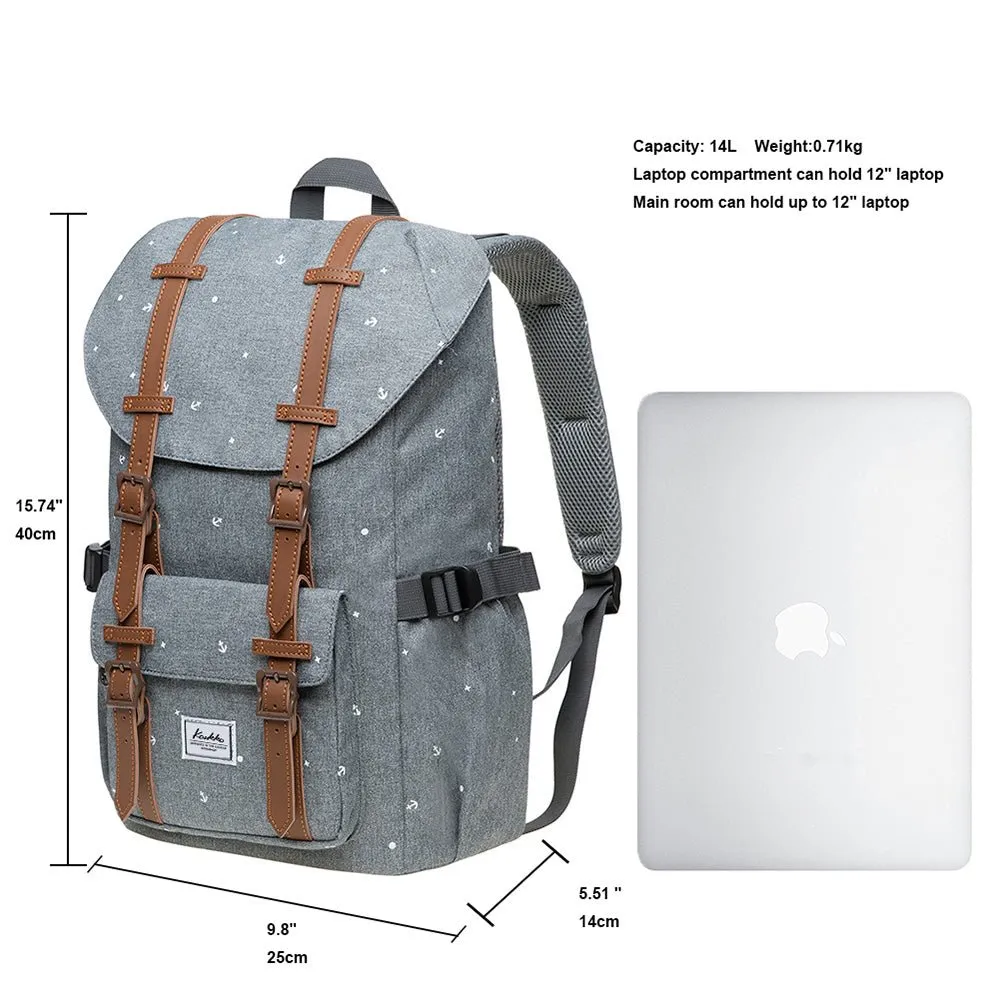 KAUKKO Backpack for city trips, EP5-13 ( Grey / 14L )