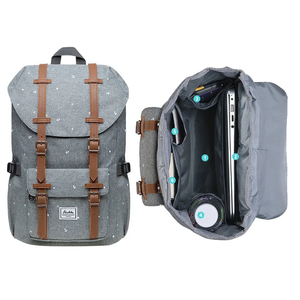 KAUKKO Backpack for city trips, EP5-13 ( Grey / 14L )