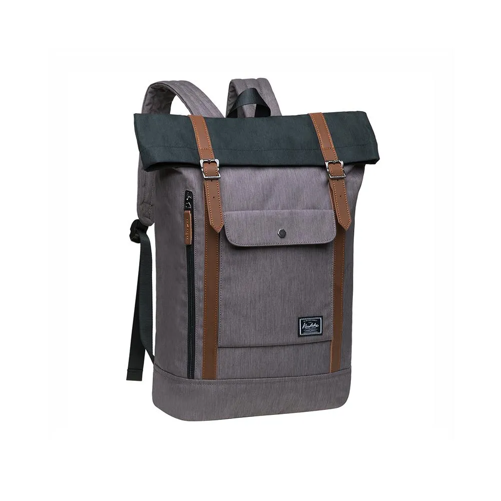 KAUKKO Backpack for Hiking Tours, KF05-2( Black Grey / 11.8L )