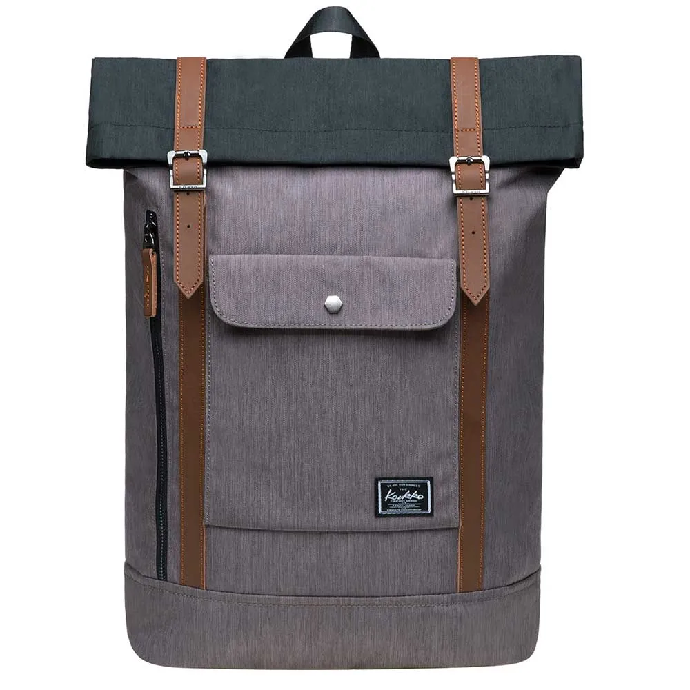 KAUKKO Backpack for Hiking Tours, KF05-2( Black Grey / 11.8L )