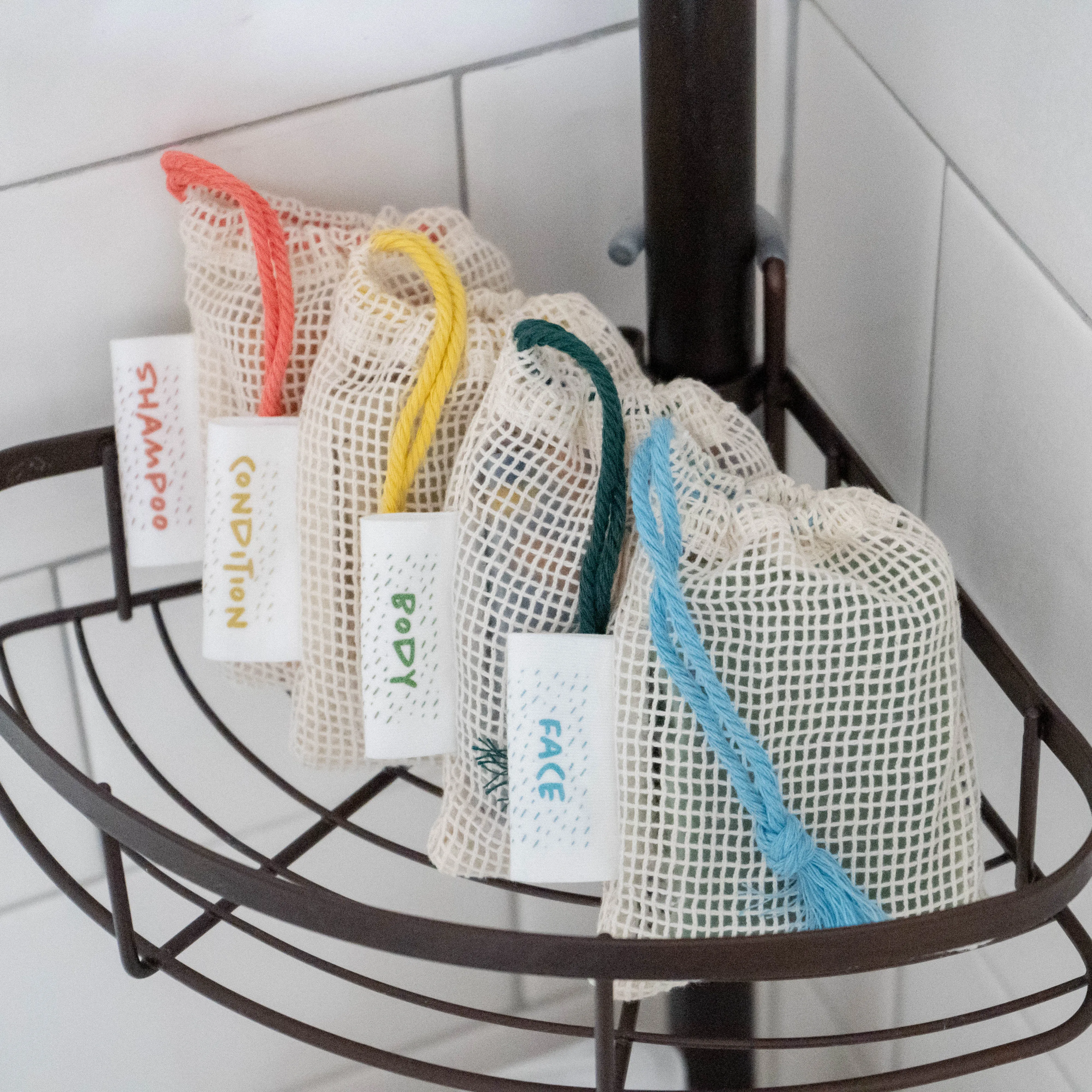 ORGANIC SOAP SAVER BAGS: Face, Body, Shampoo, Conditioner