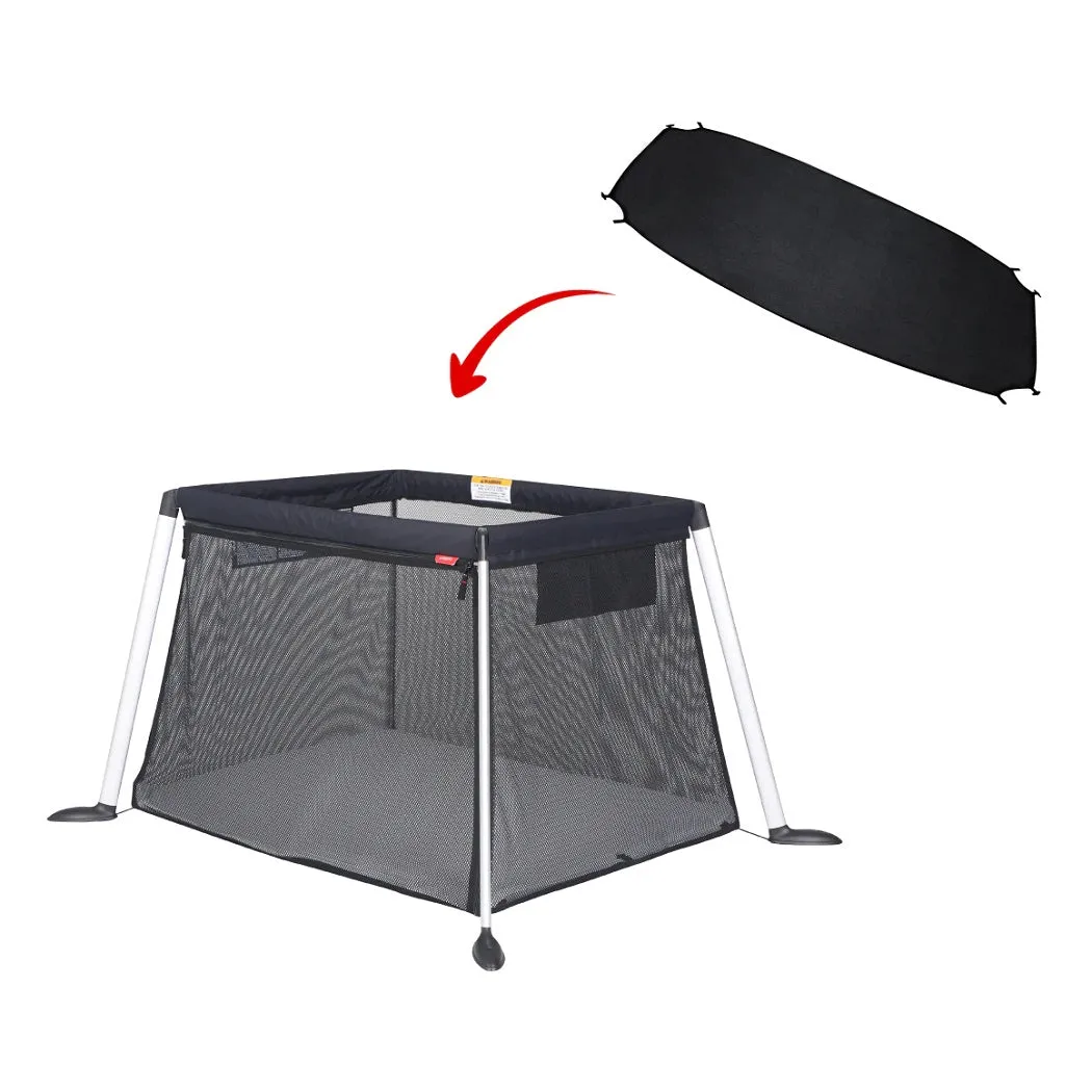 Phil&Teds UV Sun Mesh Cover for the Traveller v5 Travel Crib (Black)