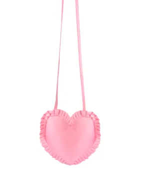 Pink Heart-Shaped Pillow Bag