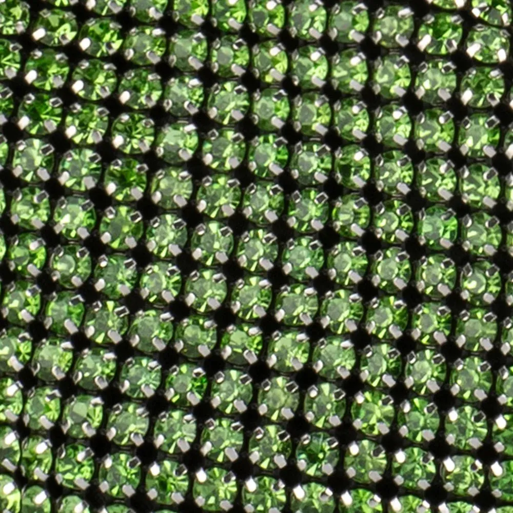 Polly Crystal Shoulder Bag in Green