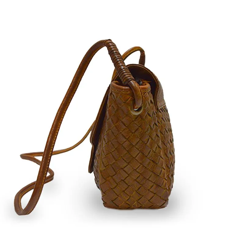Sawyer Woven Shoulder Bag