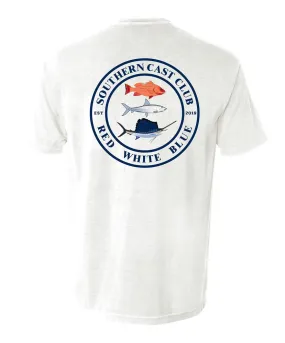 Southern Cast Club - RWB Fish Pocket Tee