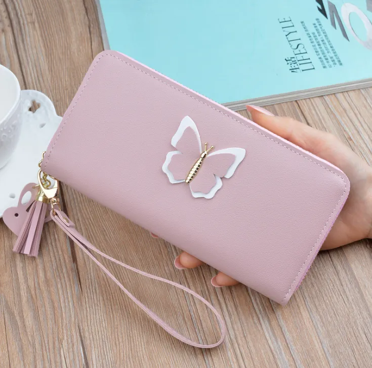 Uniwim Christmas Gifts Butterfly Wallet with Rabbit-Shaped Extension Handle
